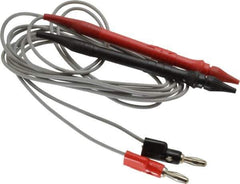 Pomona - Black/Red Electrical Test Equipment Probe Set - Use with Digital Multimeters - Exact Tool & Supply