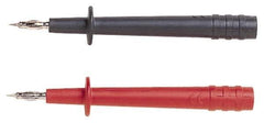 Pomona - Black/Red Electrical Test Equipment Probe Set - Use with Pomona 5907A, 5908A, 5909A Test Lead, Standard Banana Plugs - Exact Tool & Supply