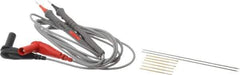 Pomona - Red/Black Electrical Test Equipment Probe - Use with Digital Multimeters - Exact Tool & Supply