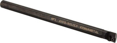 Kennametal - 19.56mm Min Bore Diam, 10" OAL, 5/8" Shank Diam, A-SCLC Indexable Boring Bar - CC.. Insert, Screw Holding Method - Exact Tool & Supply
