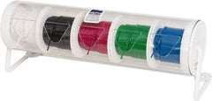 Alpha Wire - 24 AWG, 7 Strand, 500' OAL, Hook Up Wire - Black, Blue, Green, Red & White PVC Jacket, 0.059" Diam - Exact Tool & Supply