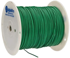 Alpha Wire - 16 AWG, 26 Strand, 305 m OAL, Tinned Copper Hook Up Wire - Green PVC Jacket, 0.092" Diam - Exact Tool & Supply