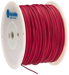 Alpha Wire - 16 AWG, 1 Strand, 305 m OAL, Tinned Copper Hook Up Wire - Red PVC Jacket, 0.083" Diam - Exact Tool & Supply