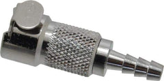 CPC Colder Products - Chrome Plated Brass Push-to-Connect Female Connector - 250 Max psi, Buna Nitrile O-Ring - Exact Tool & Supply