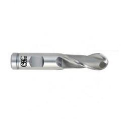 1" Dia. - 4-3/4" OAL - VC10-Ball End HP End Mill-2 FL - Exact Tool & Supply