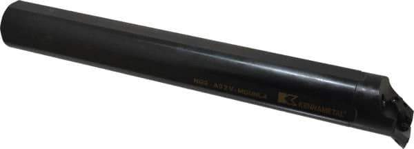 Kennametal - 63.5mm Min Bore Diam, 16" OAL, 2" Shank Diam, A-MDUN Indexable Boring Bar - DN.. Insert, Screw or Clamp Holding Method - Exact Tool & Supply