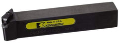 Kennametal - CRGN, Left Hand Cut, 8° Lead Angle, 1" Shank Height x 1" Shank Width, Negative Rake Indexable Turning Toolholder - 6" OAL, RN..42. Insert Compatibility, Series Kendex - Exact Tool & Supply