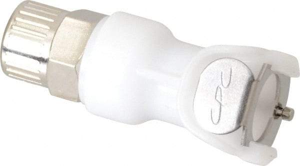 CPC Colder Products - 3/8" OD, Acetal Push-to-Connect Male Connector - 120 Max psi, White - Exact Tool & Supply
