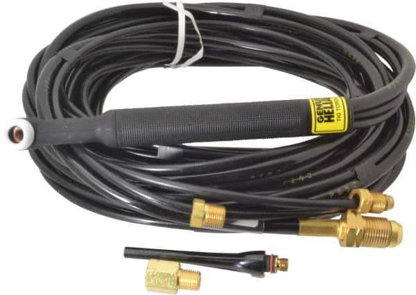 ESAB - 25 Ft. Long, 425 Amp Rating, Water Cooled TIG Welding Torch - Silicon Rubber - Exact Tool & Supply