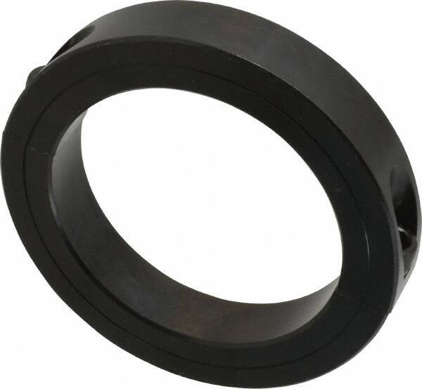 Climax Metal Products - 3-7/16" Bore, Steel, Two Piece Clamp Collar - 4-3/4" Outside Diam, 7/8" Wide - Exact Tool & Supply