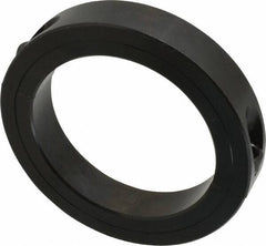 Climax Metal Products - 3-7/16" Bore, Steel, Two Piece Clamp Collar - 4-3/4" Outside Diam, 7/8" Wide - Exact Tool & Supply