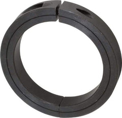 Climax Metal Products - 3-15/16" Bore, Steel, Two Piece Clamp Collar - 5-1/4" Outside Diam, 7/8" Wide - Exact Tool & Supply