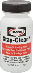 Harris Welco - 4 Ounce Paste Soldering Flux - Brush Cap Dispenser Container - Exact Tool & Supply