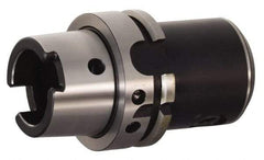 Kennametal - HSK63A Taper, 63/64" Inside Hole Diam, 3.1496" Projection, Whistle Notch Adapter - Through Coolant - Exact Tool & Supply