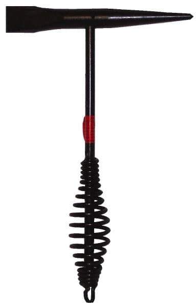 Made in USA - 1 Lb Head Welder's Hammer - 10-1/2" Long - Exact Tool & Supply