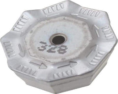 Iscar - OFMR0704 76 Grade IC328 Carbide Milling Insert - TiCN Finish, 0.1791" Thick, 0.7008" Inscribed Circle, 0.6mm Corner Radius - Exact Tool & Supply
