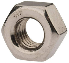 Value Collection - M10x1.50 Metric Coarse Stainless Steel Right Hand Heavy Hex Nut - 17mm Across Flats, 10mm High, Uncoated - Exact Tool & Supply