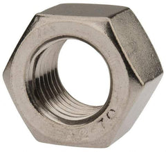 Value Collection - M16x2.00 Metric Coarse Stainless Steel Right Hand Heavy Hex Nut - 24mm Across Flats, 16mm High, Uncoated - Exact Tool & Supply