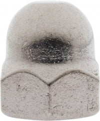 Value Collection - M20x2.5 Metric Coarse, 30mm Width Across Flats, Uncoated, Stainless Steel Acorn Nut - 34mm Overall Height, Austenitic A2, DIN 1587 - Exact Tool & Supply