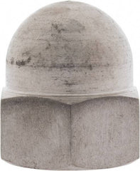 Value Collection - M24x3 Metric Coarse, 36mm Width Across Flats, Uncoated, Stainless Steel Acorn Nut - 42mm Overall Height, Austenitic A2, DIN 1587 - Exact Tool & Supply