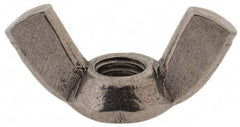 Value Collection - M6x1.00 Metric Coarse, Stainless Steel Standard Wing Nut - Grade 18-8, Austenitic Grade A2, 33mm Wing Span, 17mm Wing Span - Exact Tool & Supply