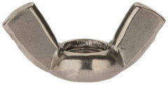 Value Collection - M12x1.75 Metric Coarse, Stainless Steel Standard Wing Nut - Grade 18-8, Austenitic Grade A2, 65mm Wing Span, 33.5mm Wing Span - Exact Tool & Supply