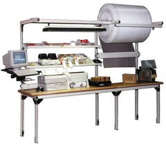 Qualtech - 120" Wide, Packaging Work Station - 325" Deep - Exact Tool & Supply