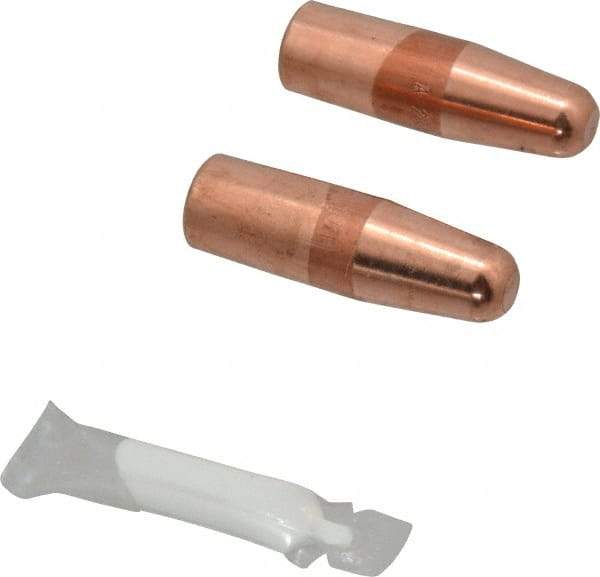 Miller Electric - #2 MT Pointed Spot Welder Tip - For Use with Standard #2, 90, TT 6W, and TT 9W - Exact Tool & Supply