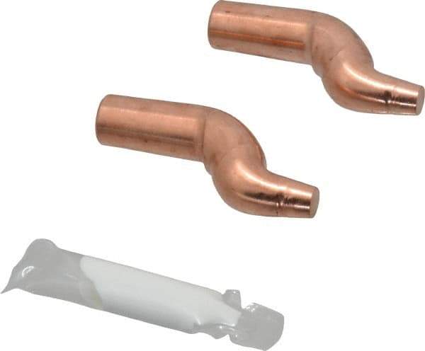 Miller Electric - #1 MT Offset Spot Welder Tip - For Use with Standard #1 Tongs, 90 - Exact Tool & Supply