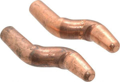 Miller Electric - #1 MT Offset Spot Welder Tip - For Use with Standard #1 Tongs, 90 - Exact Tool & Supply