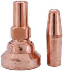 Miller Electric - #1 MT Flat Swivel Tip Spot Welder Tip - For Use with Standard Tongs, 90 - Exact Tool & Supply