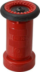 Made in USA - 1-1/2" Hose Diam NPSH Constant Flow Hose Nozzle - 75 Max GPM, Polyurethane, 100 psi - Exact Tool & Supply