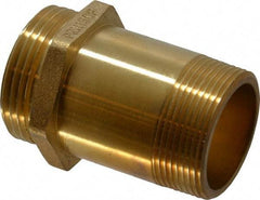 Value Collection - Brass Nipple - For Use with Fire Hose - Exact Tool & Supply