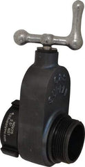 Made in USA - 2-1/2" Pipe, NST Aluminum Gate Valve - Union Bonnet - Exact Tool & Supply
