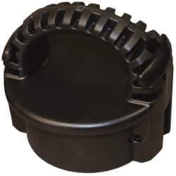 Made in USA - 4" Thread Hydrant Safety Bump Cap - Polyurethane - Exact Tool & Supply