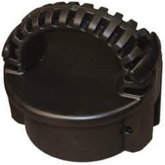 Made in USA - 4" Thread Hydrant Safety Bump Cap - Polyurethane - Exact Tool & Supply