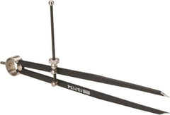 SPI - 12 Inch Leg, Spring Joint, Steel, Powder Coated, Divider - 12 Inch Max Measurement, with Quick Nut Adjustment - Exact Tool & Supply