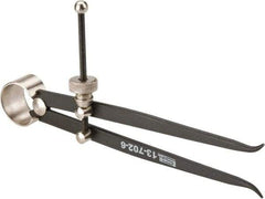 SPI - 6 Inch Leg, Spring Joint, Steel, Powder Coated, Inside Caliper - 6 Inch Max Measurement, with Quick Nut Adjustment - Exact Tool & Supply