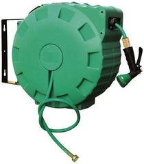 Value Collection - 80' Spring Retractable Hose Reel - 140 psi, Hose Included - Exact Tool & Supply