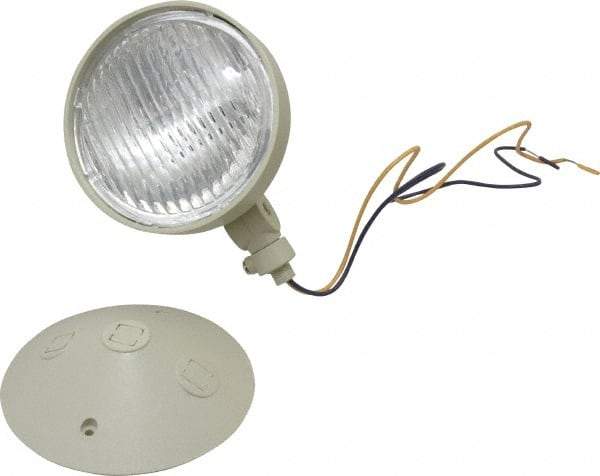 Mule - 1 Head, 12 VDC, Polycarbonate, Incandescent Remote Emergency Lighting Head - 25 Watt, Battery Not Included - Exact Tool & Supply