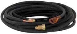 Value Collection - 25 Ft. Long, 2 Piece TIG Torch Braided Rubber Power Cable - Exact Tool & Supply