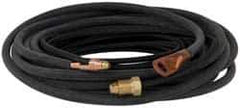 Value Collection - 25 Ft. Long, 2 Piece TIG Torch Braided Rubber Power Cable - Exact Tool & Supply