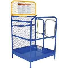 Vestil - 65" Platform - Forklift Work Platform, 1,000 Lb Capacity, 65-5/8" Platform Height, 36" Base Width x 36" Base Depth - Exact Tool & Supply
