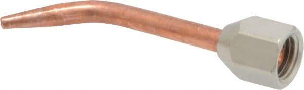 Miller-Smith - Curved Torch Tip - Tip Number 3, Acetylene, For Use with Smith Equipment - Exact Tool & Supply