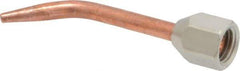 Miller-Smith - Curved Torch Tip - Tip Number 3, Acetylene, For Use with Smith Equipment - Exact Tool & Supply