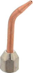 Miller-Smith - Curved Torch Tip - Tip Number 5, Propane, For Use with Smith Equipment - Exact Tool & Supply