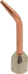Miller-Smith - Curved Torch Tip - Tip Number 6, MAPP, Propylene, For Use with Smith Equipment - Exact Tool & Supply