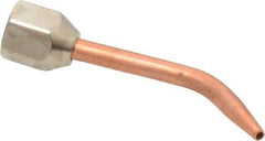 Miller-Smith - Curved Torch Tip - Tip Number 7, Natural Gas, For Use with Smith Equipment - Exact Tool & Supply