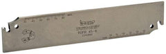 Iscar - 1.7717" Blade Height, 0.205" Blade Width, 8.858" OAL, Neutral Cut, Single End Indexable Cut-Off Blade - TGFH Blade, Tang-Grip Series - Exact Tool & Supply
