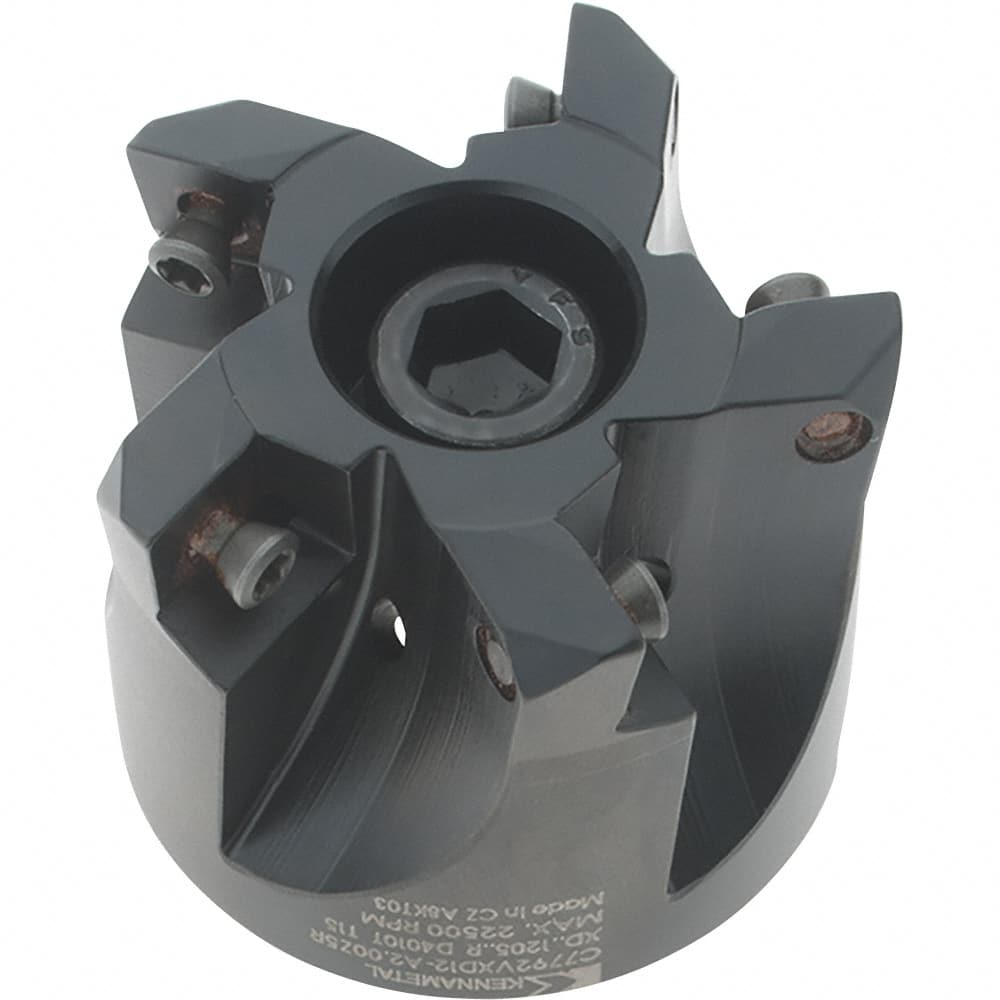 Kennametal - 2" Cut Diam, 3/4" Arbor Hole Diam, Indexable Square-Shoulder Face Mill - Exact Tool & Supply